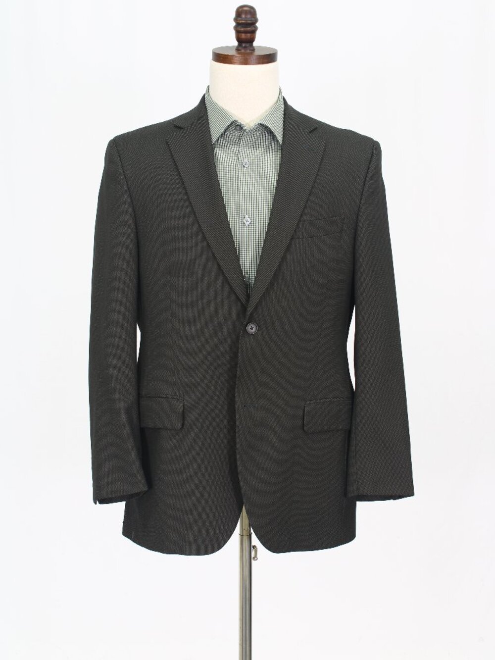 Jack Victor 40R Brown Blazer Sport Coat Jacket 2-Button Solid W499
